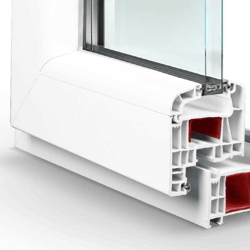 ELİTE 70mm 5 Odacıklı Sistem | Akpoint PVC Çözümleri 70 mm 5 odacikli kasa | Akpoint PVC Kapı ve Pencere Sistemleri